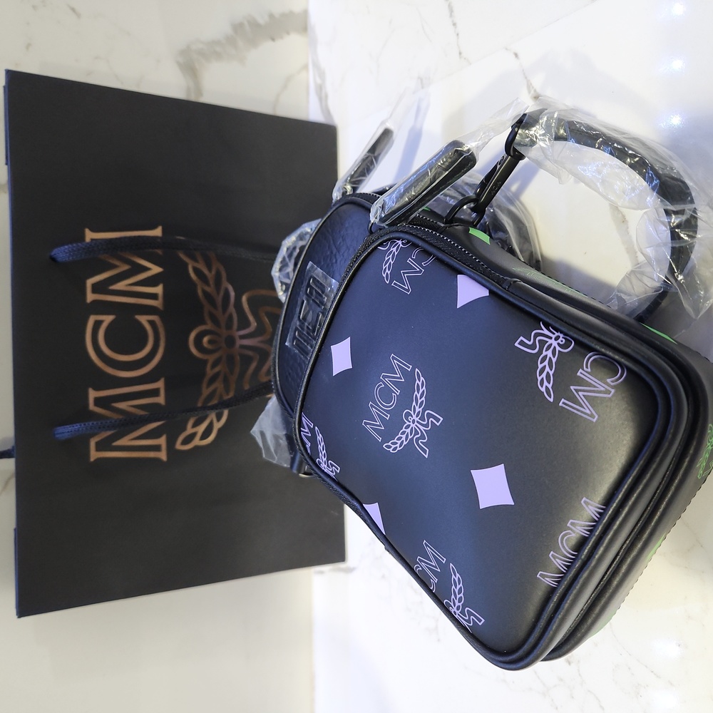 MCM Dahlia Unisex Mini Crossbody NWT men women - Picture 6 of 6